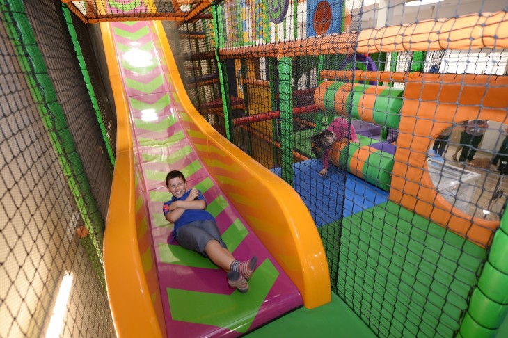 Kids help soft play places by staying there for hours.